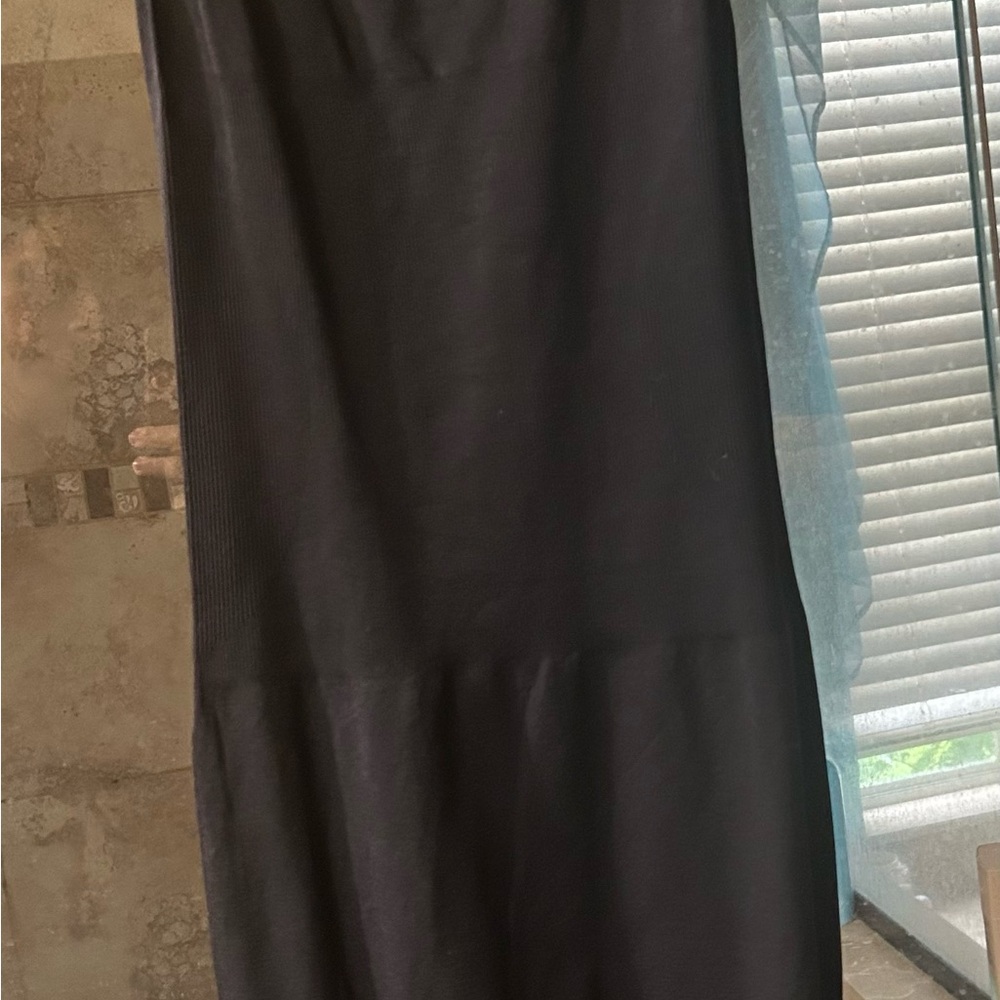 Black Womens Dress - Designed to Hug Snug in the top and hem